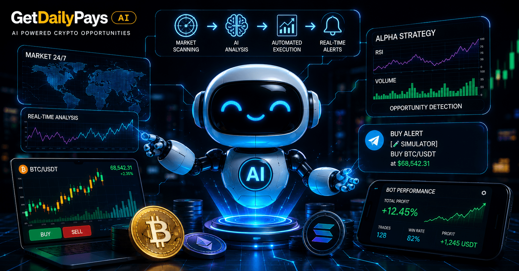 How Does the GetDailyPays AI Bot Operate?